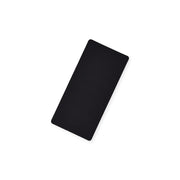 Eine schwarze rechteckige Vaessen Silikonmatte mit abgerundeten Ecken, perfekt für Ihre Cut Easy Mini Stanz- und Prägemaschine, abgebildet auf einem weißen Hintergrund.